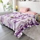 Плед микрофибра 200*230 см сиреневый пятнистый COLORFUL HOME 1012 №2 - изображение 1