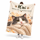 Плед с фото питомца и персональной надписью, фотоплед с собакой или кошкой 160×200 см - изображение 1