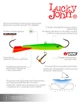 Балансир Lucky John CLASSIC 8 80мм 26г морозостойкий пластик цвет 26RT - изображение 7