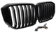 Ноздрі решітка радіатора 1 Bar LED чорний глянець для BMW X5 G05 2023+ - зображення 3