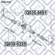 Тяга рулевая Q-FIX Q038-0225 TOYOTA HILUX 2005- 45503-09331, 45503-09321, 45503-09330, 45503-09320, 45510-28121, 45510-28122 - изображение 5