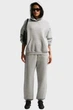 Брюки жіночі Nike Studio Fleece Medium Weight High-Rise Oversized Cuffed Pants S Сірий IM8074-063 - зображення 3
