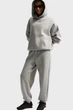Брюки жіночі Nike Studio Fleece Medium Weight High-Rise Oversized Cuffed Pants S Сірий IM8074-063 - зображення 4