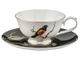 Чайный сервиз Lefard Золотая птичка Разноцветный с рисунком фарфоровый на 6 персон 12 предметов 250 мл (163-135-264-636) - изображение 3
