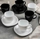 Чайный сервиз Luminarc Carine Black&White Черно-белый из ударопрочного стекла 220 мл 12 предметов на 6 персон (163-135-D2371) - изображение 7