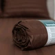 Простирадло на резинці + 2 наволочки Страйп коричневий (євро) - изображение 8