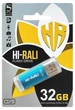 Накопичувач Hi-Rali Rocket 32GB USB 2.0 (HI-32GBVCBL) Blue - изображение 2