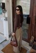 Женское боди стаф коричневое однотонное базовое Staff sn brown S (406381) - изображение 2