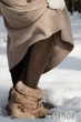 Колготки з мериносової вовни Steven 130 MERINO WOOL M/L (зріст 156-168 см) Коричневі - зображення 3