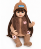 Реалістична Кукла Реборн 55 см повністю вінілова Doll Reborn Baby К0100203 - зображення 5