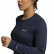 Фуфайка TRAIL LS W Jack Wolfskin A66366_C0412 38 Синій (4064886762434) - изображение 4