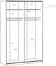Шкаф-купе Frisco Fittio двухдверный 1501x612x2350 мм Белый глянец (24540-FT72461) - изображение 6