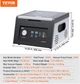 Камерный вакуумный упаковщик пищевых продуктов VEVOR YJ-300TV1 (380 W) - изображение 8
