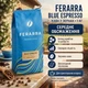 Кава в зернах Ferarra Blue Espresso арабіка робуста середнього обсмажування для еспресо кавомашини з шоколадним післясмаком 1 кг - зображення 1