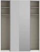 Шафа-купе Frisco Fittio дводверна з зеркалом 1801x612x2350 мм Білий глянець (24543-FT02462) - зображення 2