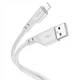 Кабель силіконовий для заряджання та передачі даних USB Type-A - Lightning 1 м HOCO X97 Crystal Color Білий - зображення 2
