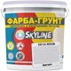 Цветная краска-грунт акриловая с кварцевым песком SkyLine 0510-R50B 1.4 кг Йогурт (4821044019607) - изображение 1