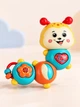 Погремушка со светом и музыкой для малышей 2 батарейки AAA желтая Limo Toy MC-8259 - изображение 1