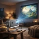 Минипроектор Smart Projector Wi Fi 5000 люменов LED для домашнего кинотеатра 1280x720 с поддержкой 4K 1080P HDMI USB встроенным динамиком Keystone пультом ДУ портативный проектор для телефона игр фильмов - изображение 4