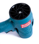 Воздуходувка Makita DUB100LXT аккумуляторная 48 В 6 А·ч садовая бесщеточная 550 Вт 45000 об мин поток 220 м с давление 32.5 кПа с 2 АКБ для листьев пыли мастерской авто - изображение 7