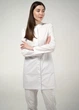 Халат білий медичний жіночий STUGA MEDICAL (2900011) 2XL - зображення 1