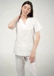 Жіноча медична сорочка STUGA MEDICAL белая (7700101) XS - зображення 2