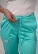 Женские медицинские штаны STUGA MEDICAL светлая бирюза (7700402) 2XL - изображение 10