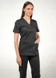 Женский медицинский костюм STUGA MEDICAL «София» черный (77008017700802) 4XL - изображение 6