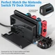 Зарядная станция KDD для контроллеров Nintendo Switch Joy-Con, 6 слотов, 8 слотов для игр, USB Type-C, черная - изображение 6
