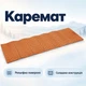 Туристический складной коврик Lesko 6832 186*56*1,8 см Orange каремат для кемпинга - изображение 1