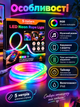Неоновая LED лента 5 метров RGB с управлением телефона гибкая подсветка Neon Rope Light Bluetooth USB IP68 LONGITUD - изображение 3