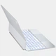 Чехол Typecase Edge Pro с клавиатурой для iPad Pro 13 M4 Silver (KB206AU-130P-D-SLV-WHT-U-US-C1) - изображение 5