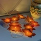 Гирлянда осенняя с кленовыми листьями, 1.5 м, 10 LED лампочек, на батарейках 2хAA осенний декор для дома - зображення 1