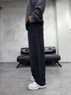 Чоловічі джинси Difransel Baggy Skater 31 чорні потерті - зображення 4