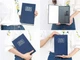 Книга сейф словарь с кодовым замком синяя 18 см - изображение 4