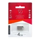 Флеш накопичувач T&G Metal TG105 USB 2.0 4GB Silver - зображення 2