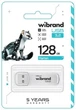 Флеш накопичувач Wibrand Marten USB 3.2 Gen 1 128GB White - изображение 2
