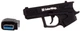 Флеш накопичувач "Pistol" ColorWay USB 3.0 64GB Black - изображение 2