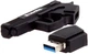 Флеш накопичувач "Pistol" ColorWay USB 3.0 64GB Black - изображение 3