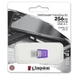 Флеш накопичувач Kingston DataTraveler microDuo 3C Type C / USB 3.2 Gen 1 256GB Purple - изображение 3