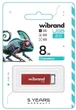 Флеш накопичувач Wibrand Red USB 2.0 8GB Chameleon - изображение 2