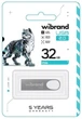 Флеш накопичувач Wibrand Irbis USB 2.0 32GB Silver - изображение 2
