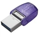 Флеш накопичувач Kingston DataTraveler microDuo 3C Type C / USB 3.2 Gen 1 64GB Purple - изображение 2