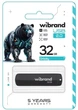 Флеш накопичувач Wibrand Grizzly USB 2.0 32GB Black - изображение 2