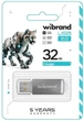 Флеш накопичувач Wibrand Cougar USB 2.0 32GB Silver - изображение 2