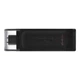 Флеш накопичувач Kingston DataTraveler 70 Type-C 3.2 Gen 1 64GB Black - изображение 2