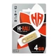 Флеш накопичувач Hi-Rali Shuttle USB 2.0 4GB Gold - зображення 2