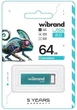 Флеш накопичувач Wibrand Light Blue USB 2.0 64GB Chameleon - изображение 2