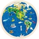 Puzzle dwustronne drewniane Goki Kula ziemska 57666 (4013594576666) - obraz 2