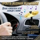 Автомобільна барабанна тарілка на дефлектор з паличкою, міні перкусія Car Cymbal Air Vent Mini Drum Crash - изображение 2